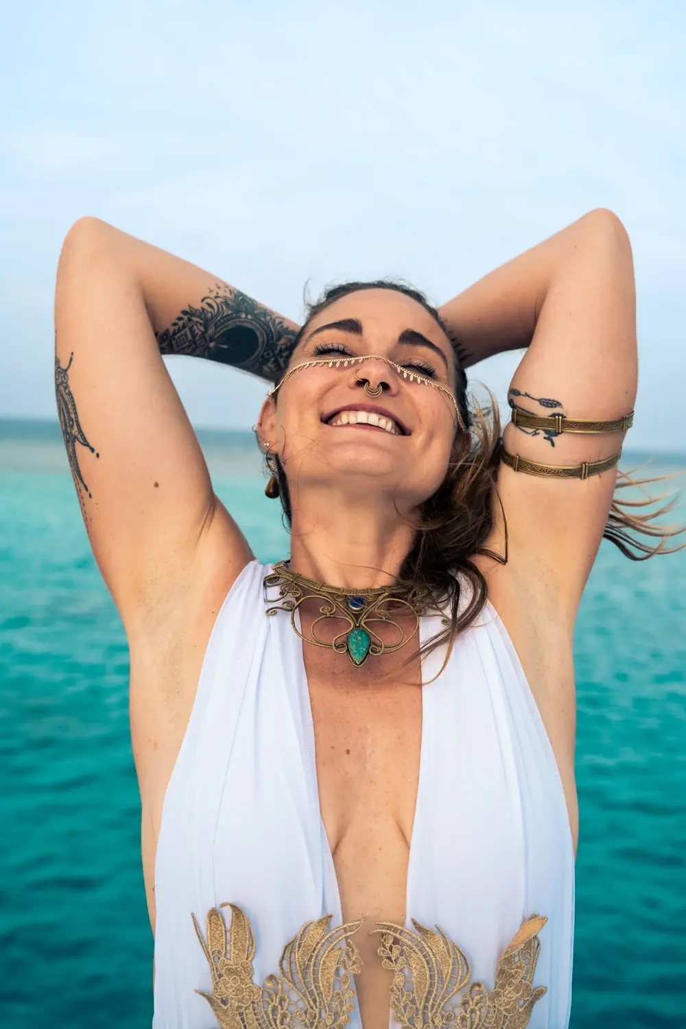 Egypt retreat — intimate moment